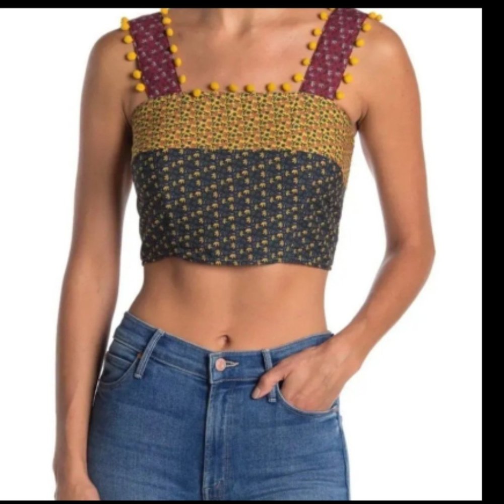 Fun & Flirty French Connection Crop Tank NWT